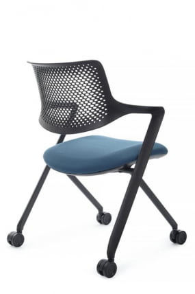 Кресло Dream-F D2202-2 Черный/Синий_2