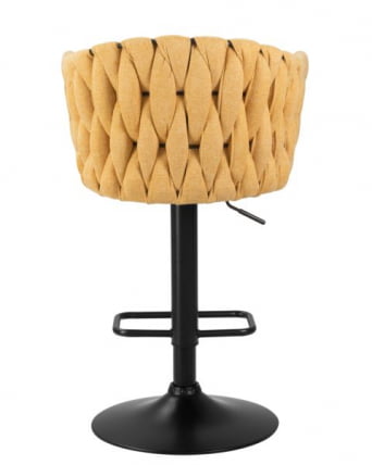 Стул барный DOBRIN LEON (желтая ткань (LAR 275-8)) 2 шт_7