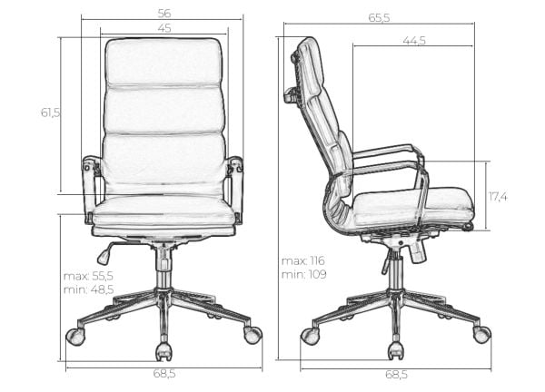 Офисное кресло для руководителей DOBRIN ARNOLD (черный)_9