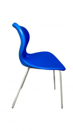 Стул универсального назначения АУРА (рост 6) Красный/Каркас серый / AURA_0