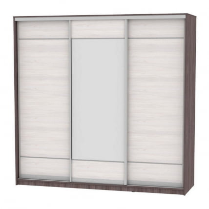 Шкаф-купе B-230х235х60-3(ЯАТ-ЯАС-D7D8D7)_0