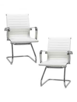Офисное кресло для посетителей DOBRIN CODY (белый) 2 шт_0