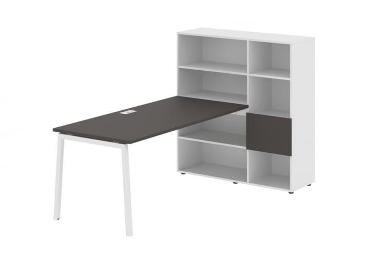 Рабочая станция EDIS ELRST 1217 Мокко Белый Белый_0