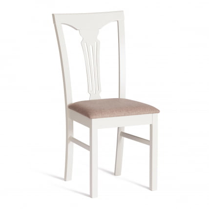 Стул Гермес/ Hermes дерево гевея, 43х49х94см, Ivory white, ткань серая (TM-164)_0
