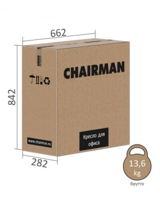 Кресло руководителя CХАИРМАН 612 Черный / CHAIRMAN_17