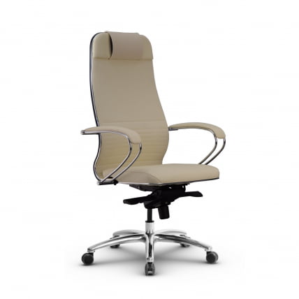 Кресло руководителя Metta L 1m 38K2K Комплект 1 Бежевое_0