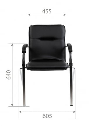 Комплект офисных кресел (6 шт.) Chairman 850 Н Бежевый / N_4