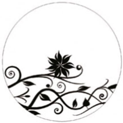 Стол журнальный Маджеста - 6 с пескоструйным рисунком Ясень Шимо темный/Ясень Шимо светлый_1