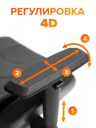 Эргономичное кресло Everprof Mega Сетка Черный_5