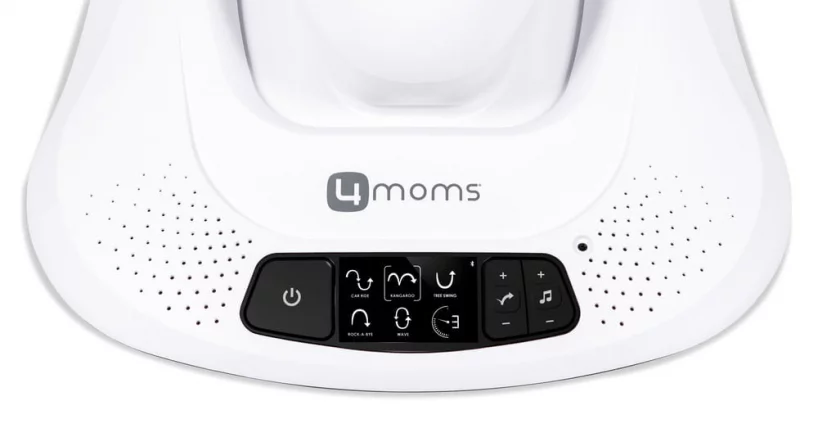 Электронное кресло-качалка 4Moms Mamaroo 4.0 Серый плюш_7