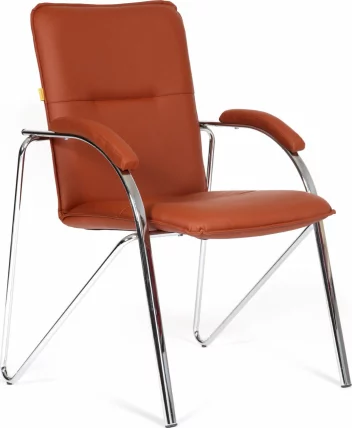 Кресло посетителя CHAIRMAN 850 Terra 111 коричневый_0