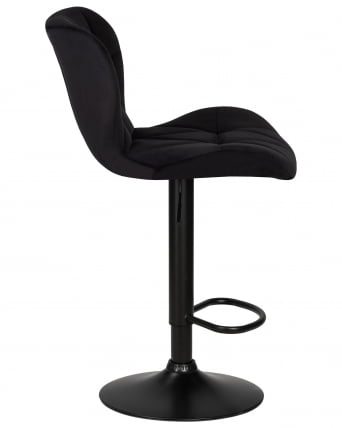 Стул барный DOBRIN BARNY BLACK (черный велюр (MJ9-101))_2