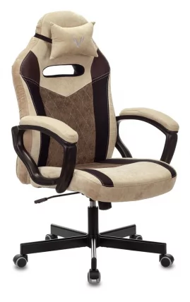 Кресло игровое Бюрократ VIKING 6 KNIGHT BR FABRIC Коричневый_3