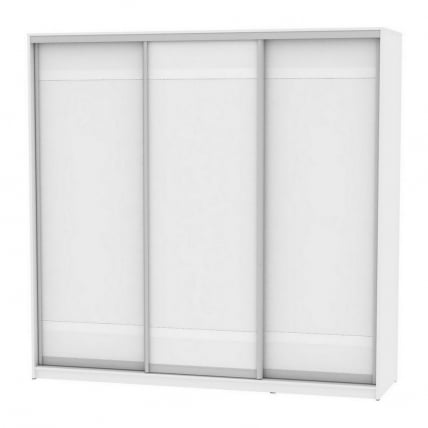 Шкаф-купе B-230х235х60-3(Белый-D9D9D9)_0