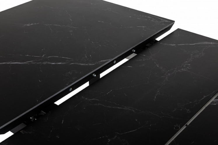 Стол Роналдо раздвиж. 140-180 Темный мрамор/Бабочка_8