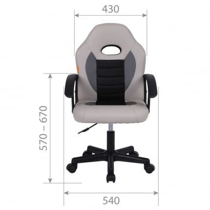 Детское кресло CHAIRMAN KIDS 111 Черный-голубой_6