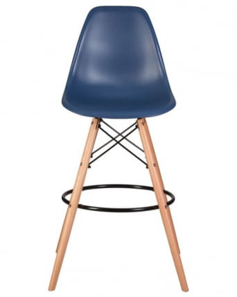 Стул барный DOBRIN DSW BAR (ножки светлый бук, цвет темно-синий (BE-12)) 2 шт_6