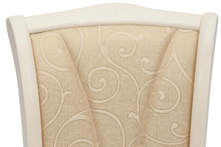 Стул Opera ( OP-SC ) дерево гевея, 45х53х97см, ivory white (слоновая кость 2-5), ткань бежевая (A168B)_3