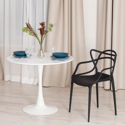 Стул Кат Чаир (мод. 028) пластик, 53 кс 59 кс 82,5 см, черный (Блаcк 3010) / Cat Chair (mod. x x (Black_7