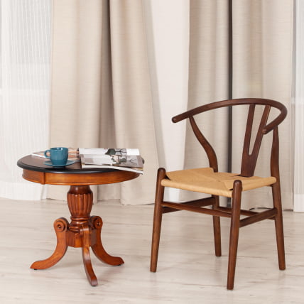 Стул WISHBONE (mod.CB2212) дерево вяз, 57*50.5*79.5, Темный Орех (№5)_9