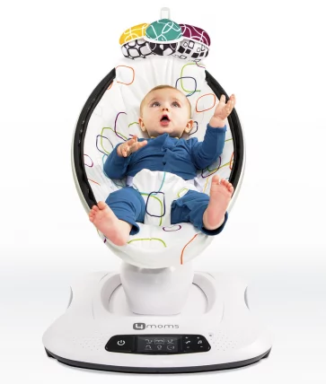 Электронное кресло-качалка 4Moms Mamaroo 4.0 Графитовый меш_2