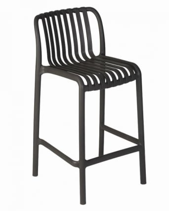 Стул полубарный DOBRIN CHLOE (темно-серый) 4 шт_5