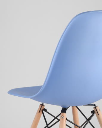 Стул Eames DSW 4 шт. Голубой_6