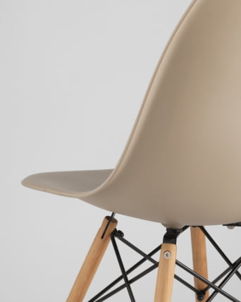 Стул Eames DSW 4 шт. Бежевый_6