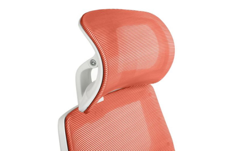 Кресло Oliver RCH W-203AC Белый пластик/Оранжевый_6