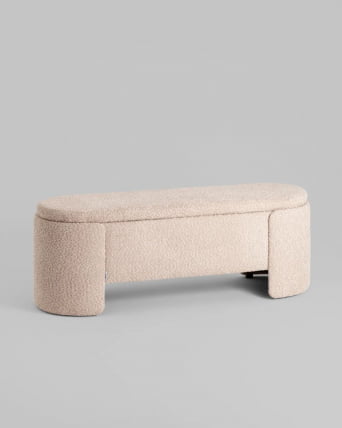 Банкетка Такс с местом для хранения букле капучино / Taks_1