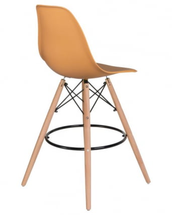 Стул барный DOBRIN DSW BAR (ножки светлый бук, цвет персиковый (NX-Y-06)) 2 шт_4