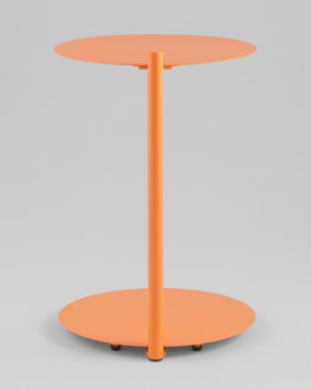 Журнальный столик Siara металл оранжевый_6
