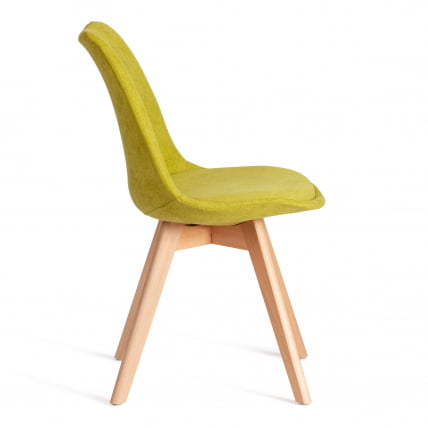 Стул TULIP SOFT (mod. 053V) дерево/пластик/ткань, 49,5 x 54,5 x 84 см, Светло-зеленый (Light green) LY1701-8_1