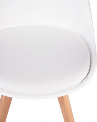 Стул обеденный DOBRIN JERRY SOFT (ножки светлый бук, цвет сиденья белый (W-02)) 4 шт_7