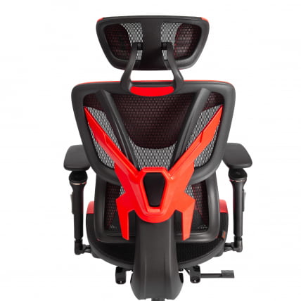 Кресло KingCobra иск. кожа / сетка, черный / красный_8