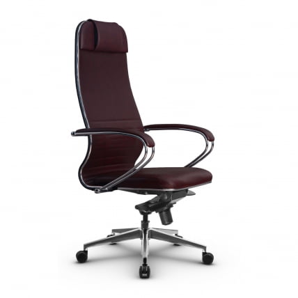 Кресло руководителя Metta L 1m 38K2K Комплект 2 Темно-бордовое_1