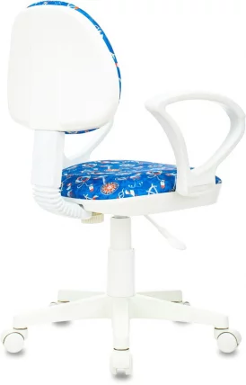 Кресло детское Бюрократ KD-3/WH/ARM/SEA_3