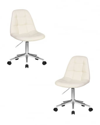 Офисное кресло для персонала DOBRIN MONTY (кремовый) 2 шт_0