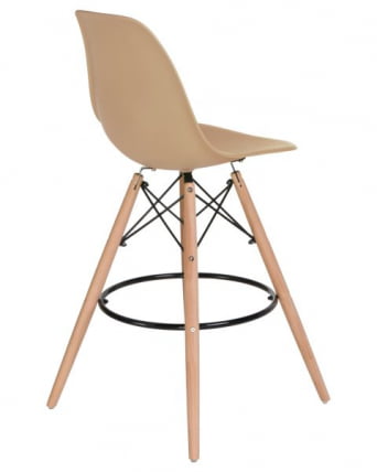 Стул барный DOBRIN DSW BAR (ножки светлый бук, цвет сиденья бежевый (GR-03)) 2 шт_4
