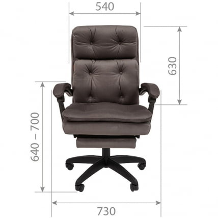 Офисное кресло Chairman Хоме 442 Синее / Home_17
