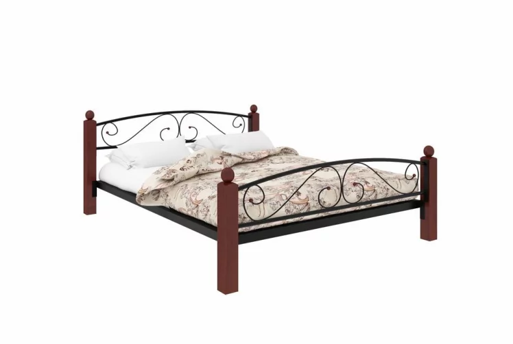 Кровать Вероника Lux plus 1800х2000 Синяя_0