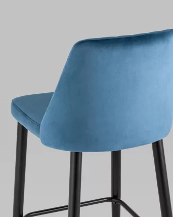 Стул барный Диего Пыльно-синий_6