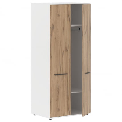 Гардероб EDIS ECWS 85 Дуб Денвер светлый Мокко Белый_1