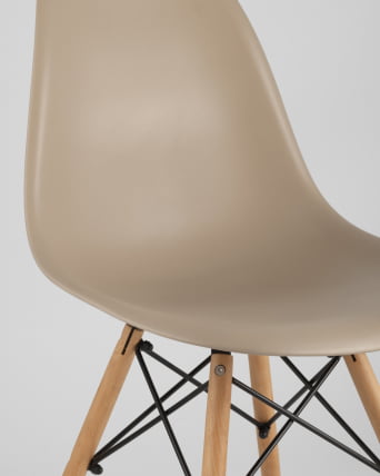 Стул Eames DSW 4 шт. Бежевый_7