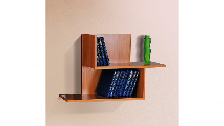Полка для книг-2 Ясень шимо темный_0