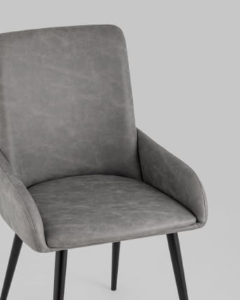 Стул Мюнхен искусственная замша Серый_3