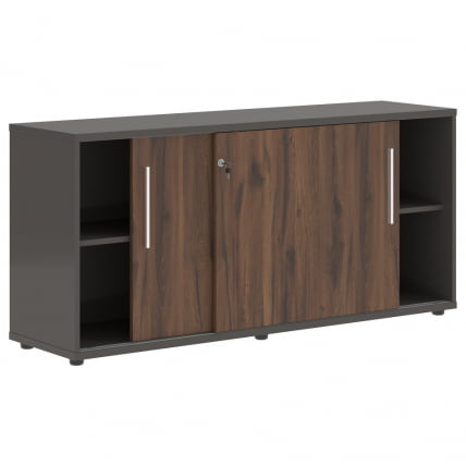 Шкаф с дверьми-купе EDIS ELC 1643 Дуб Денвер темный Белый Мокко_1