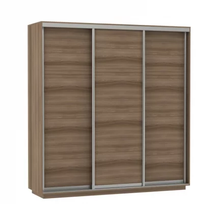 Шкаф-купе трехдверный Экспресс Трио Элемент 2100х2200h Ясень шимо тёмный_0