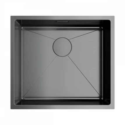 Мойка Omoikiri Taki 49-U/If-Gm Нерж.Сталь/Вороненая Сталь_0