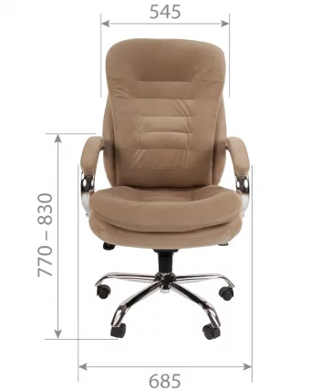 Кресло руководителя CHAIRMAN 795 HOME Темно-бежевый_3